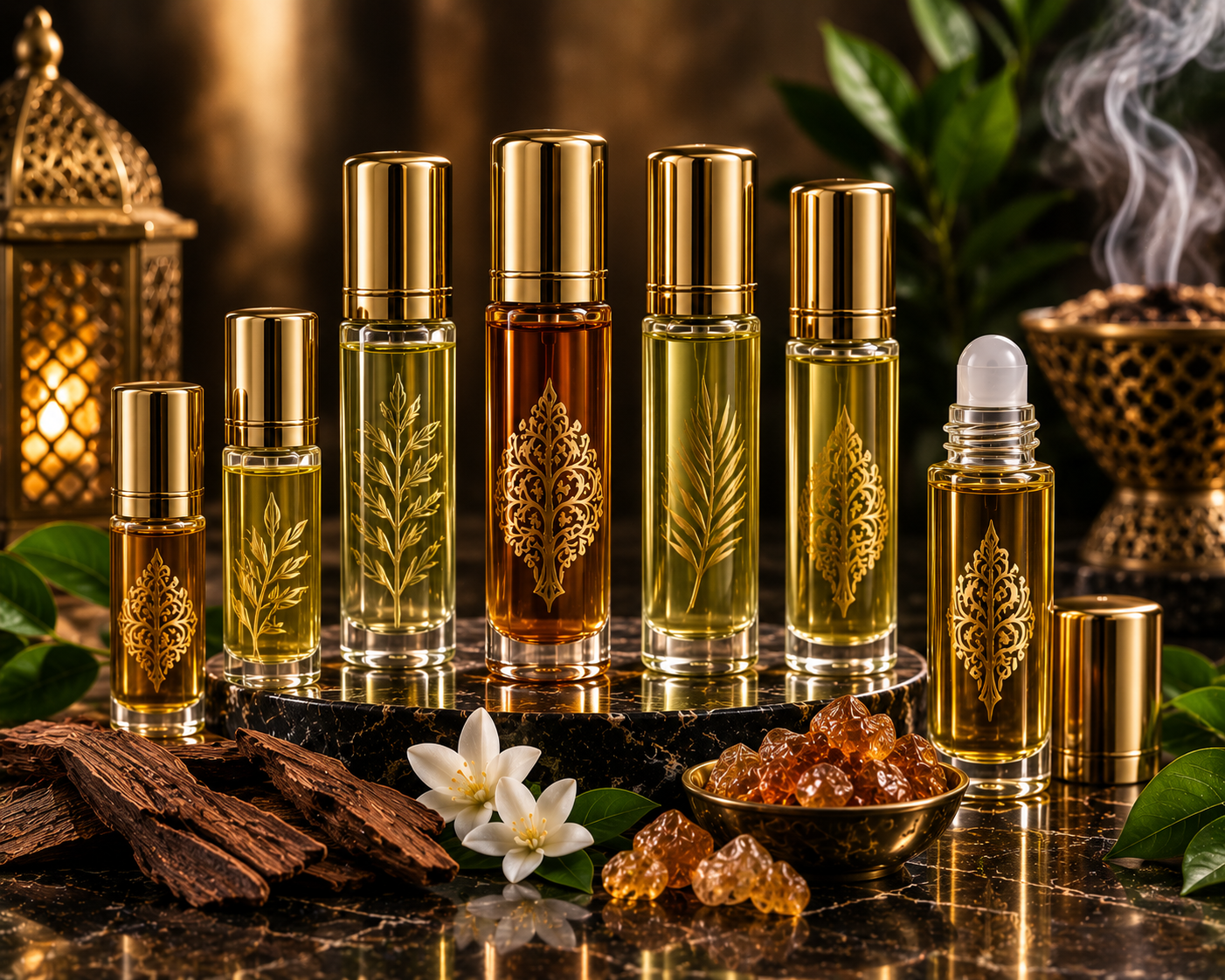 Finished fragrance oils featuring premium ready-to-use long-lasting perfume oils inspired by designer and Arabic fragrances from HA Fragrances.