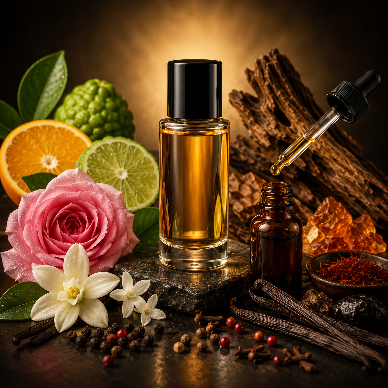 Premium fragrance oils with rich natural scent notes for long-lasting wear at HA Fragrances.