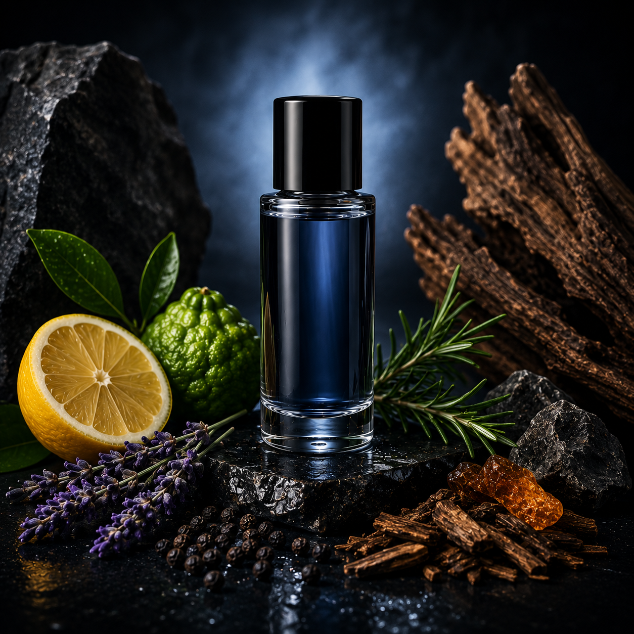 Men's designer fragrances with fresh, woody, spicy, and long-lasting masculine scent profiles.