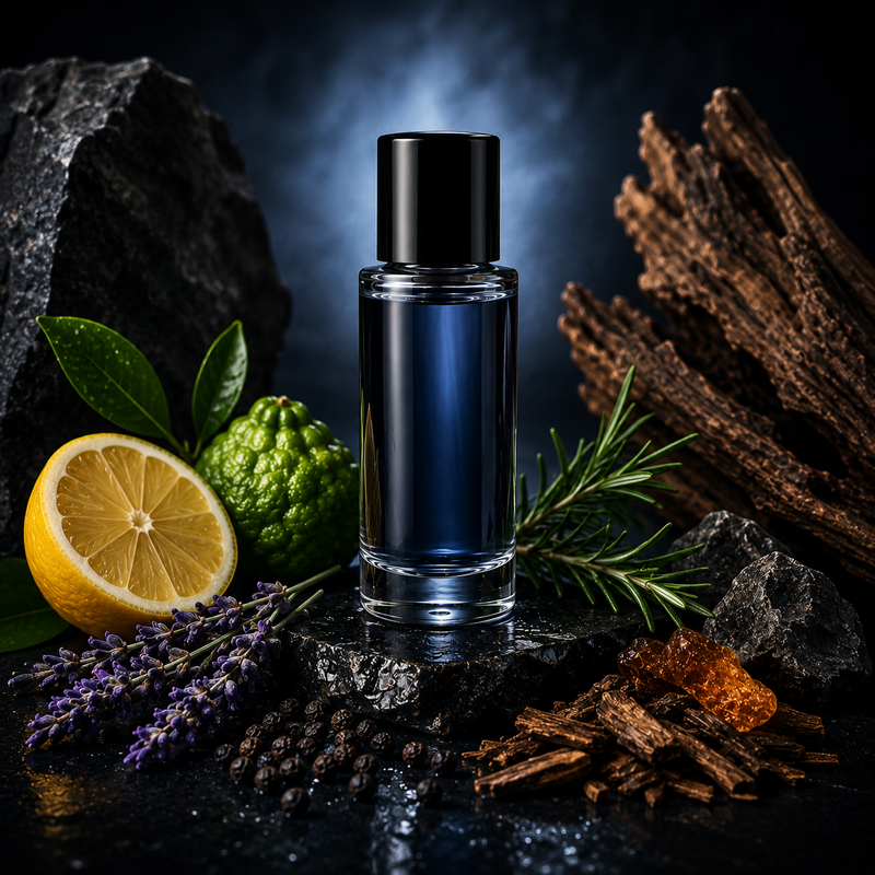Men's designer fragrances with fresh, woody, spicy, and long-lasting masculine scent profiles.
