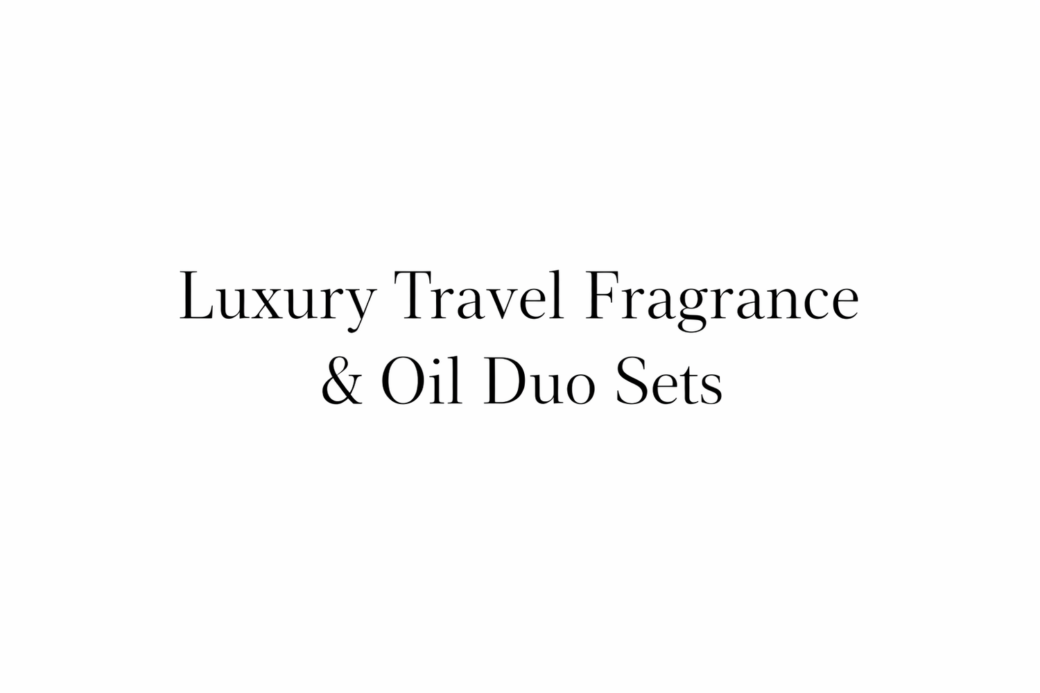 HA Fragrances travel size fragrance and oil set featuring 50ml perfume spray with matching concentrated roll-on perfume oil, luxury portable scent set for everyday wear and travel.