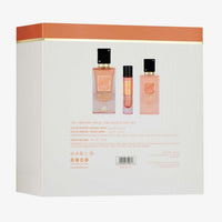 Lattafa Ana Abiyedh Coral Gift Set 60ML + Travel Spray 12ML + Hair Mist 50ML – Tropical Creamy Glow