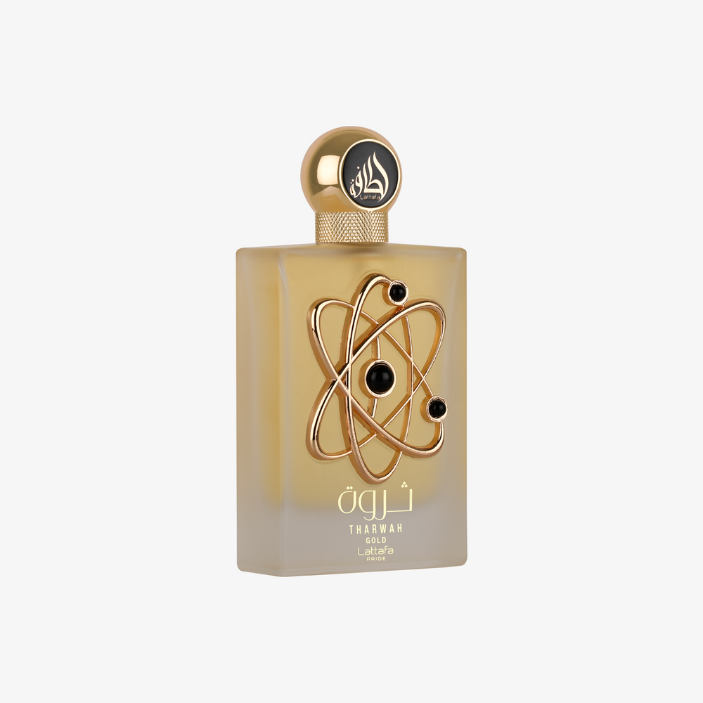 Lattafa Tharwah Gold Eau De Parfum – Golden Sweet Elegance