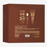 Lattafa Eau De Parfum Gift Set 100ML + Travel Spray 20ML + Body Shower 100ML – Warm Spiced Temptation