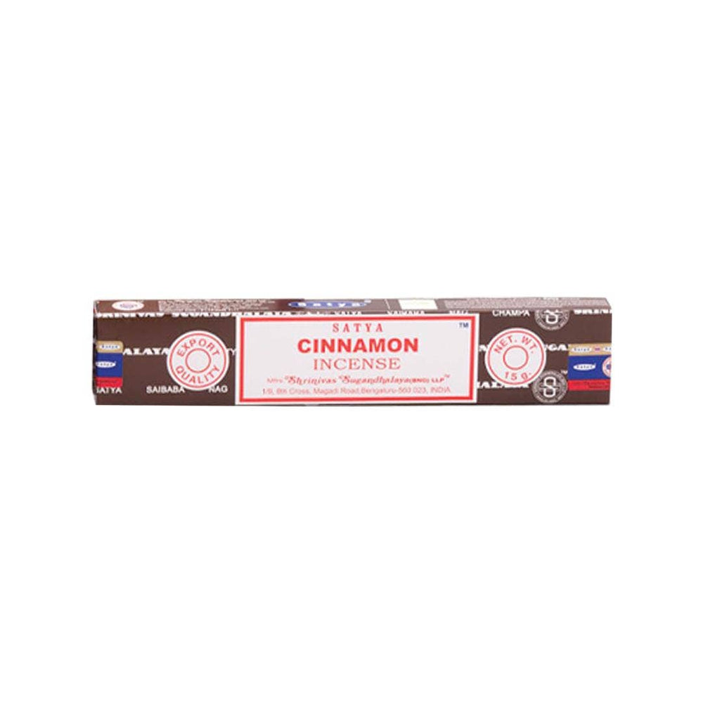 Cinnamon Satya Incense – Authentic Hand-Rolled Aromas from India (15 gms. / pack)