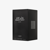 Lattafa Winners Trophy Silver Eau De Parfum – Fresh Woody Victory