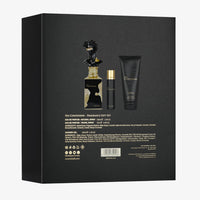 Lattafa His Confession Gift Set EDP 100ML + Travel Spray 12ML + Shower Gel 100ML – Bold Magnetic Power