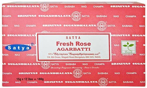 Incense Sticks - Satya Fresh Rose (15 g.)