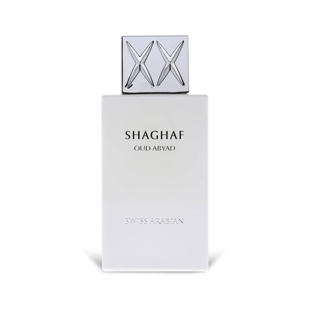 Shaghaf Oud Abyad by Swiss Arabian – Spicy Incense, Oud & Leather Unisex Perfume 75ml