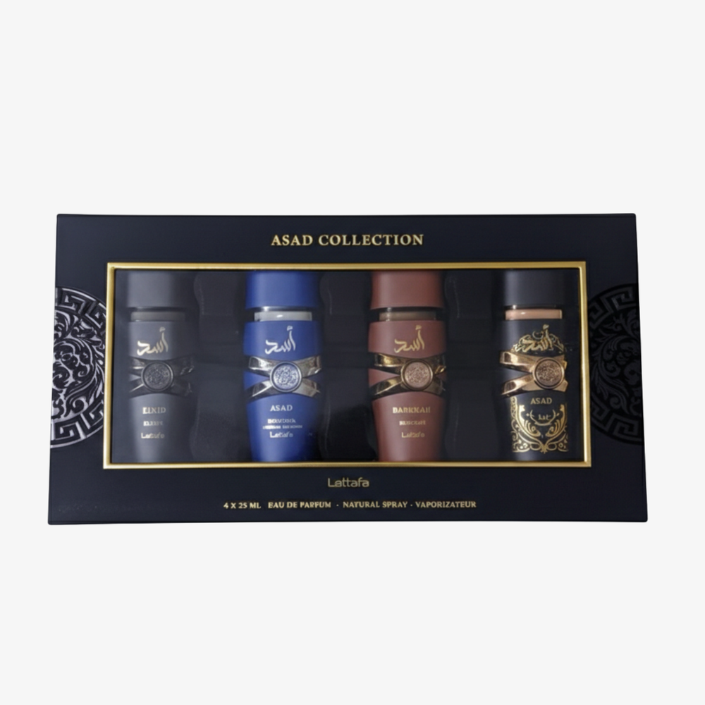 Lattafa Asad Collection 4-Piece Set – Power Signature Line