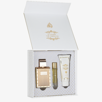 Lattafa The Kingdom Men Gift Set EDP 100ML + Travel Spray 12ML + Shower Gel 100ML – Royal Masculine Power