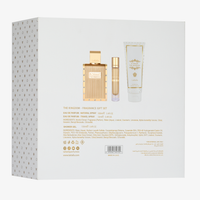 Lattafa The Kingdom Men Gift Set EDP 100ML + Travel Spray 12ML + Shower Gel 100ML – Royal Masculine Power