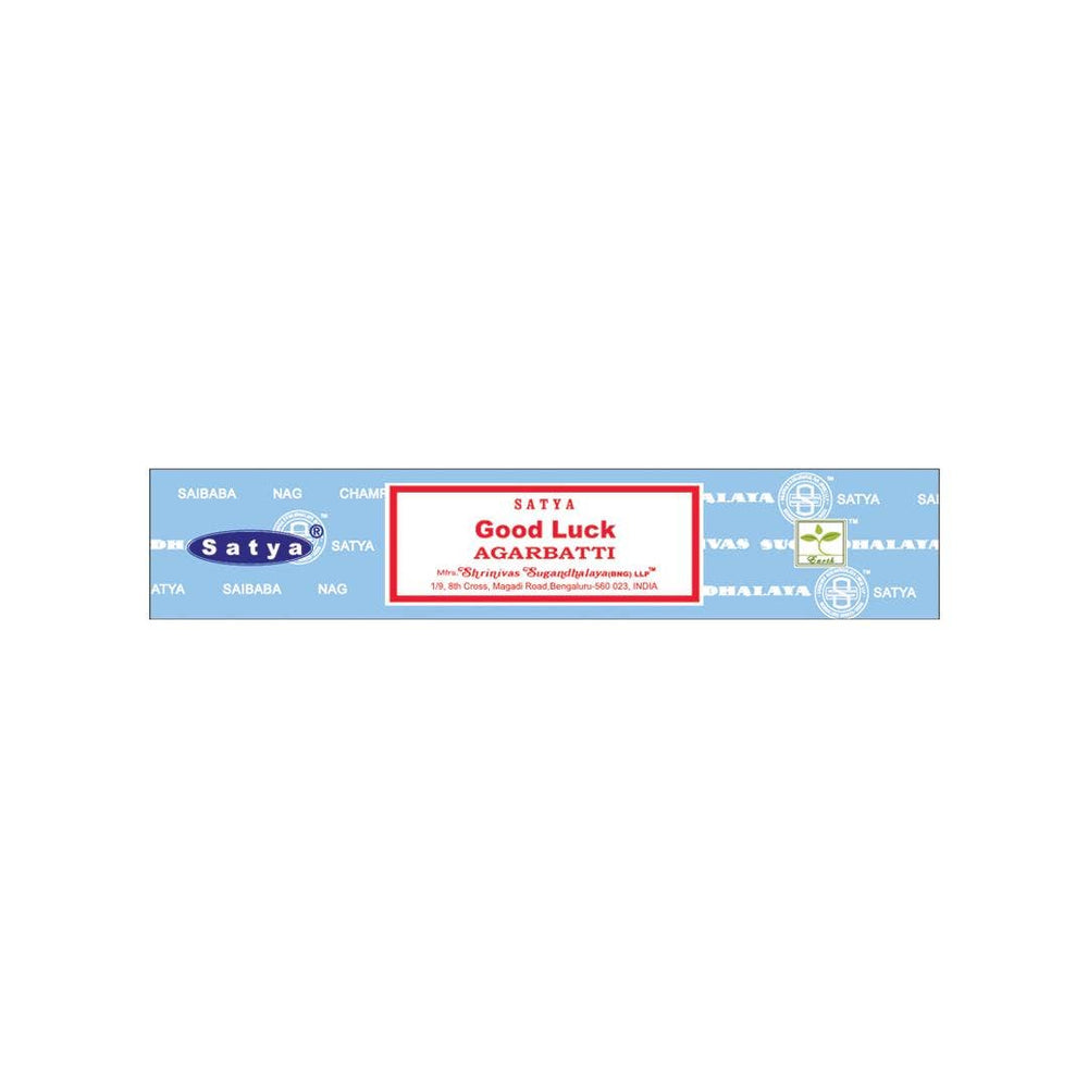 Good Luck Satya Incense – Handcrafted Aromas from India (15 gms. / pack)