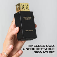 Shaghaf Oud Aswad by Swiss Arabian – Exotic Oud, Rose & Leather Unisex Perfume 75ml