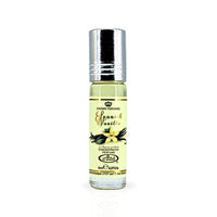 Spanish Vanilla Perfume Oil by Al Rehab – Compact 6ml roll-on bottle with a creamy and sweet vanilla fragrance.