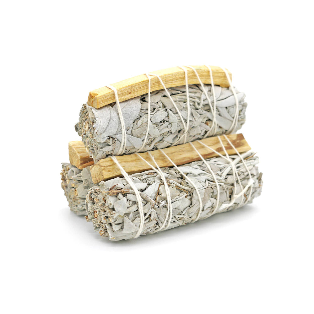 Smudge Stick - White Sage with Palo Santo (4 in.)