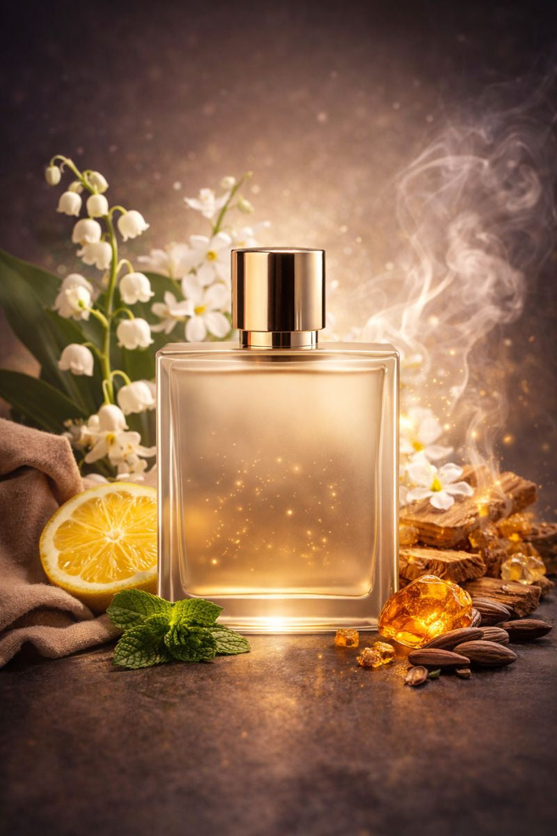 Cashmere Mist inspired fragrance oil with bergamot, soft florals, cashmere musk, and sandalwood notes