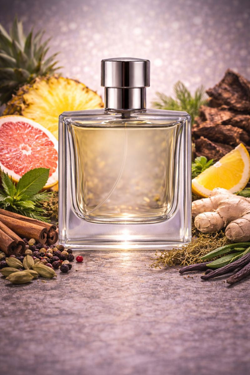 Creed Absolu Aventus inspired fragrance oil with pineapple, grapefruit, pink pepper, ginger, cinnamon, patchouli, oakmoss, and vetiver notes