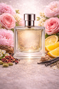 Creed Eladaria inspired fragrance oil with pink pepper, mandarin, bergamot, rose, peony, musk, cashmere wood, and vanilla notes