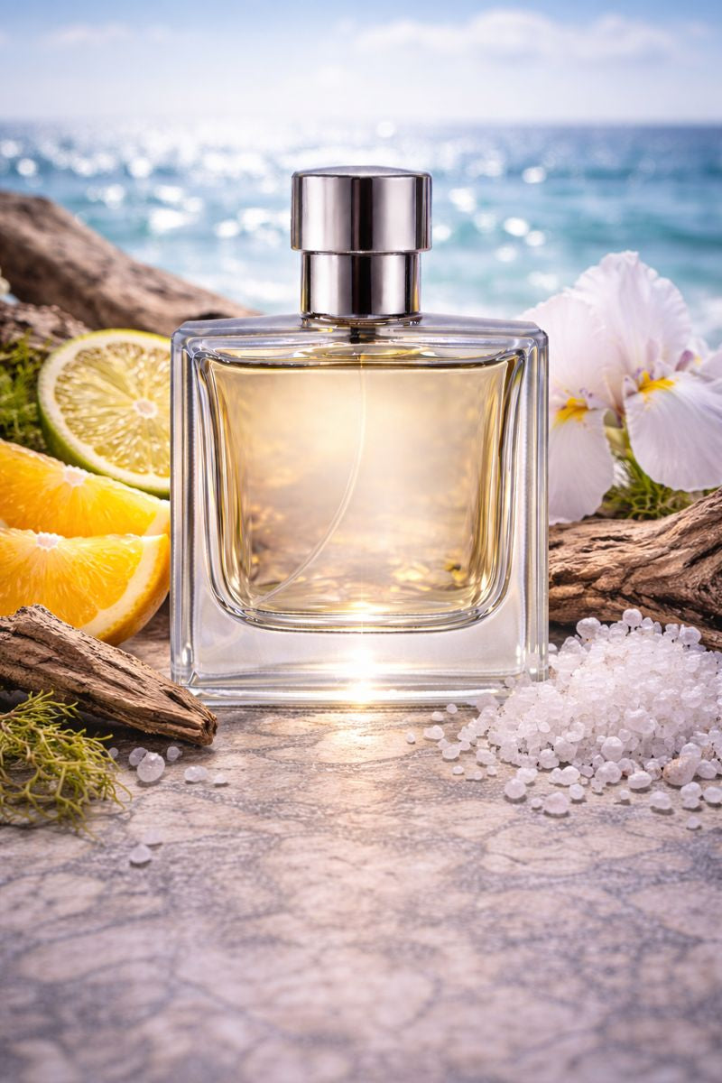 Creed Millésime Impérial inspired fragrance oil with sea salt, bergamot, mandarin, iris, marine notes, musk, and soft woods