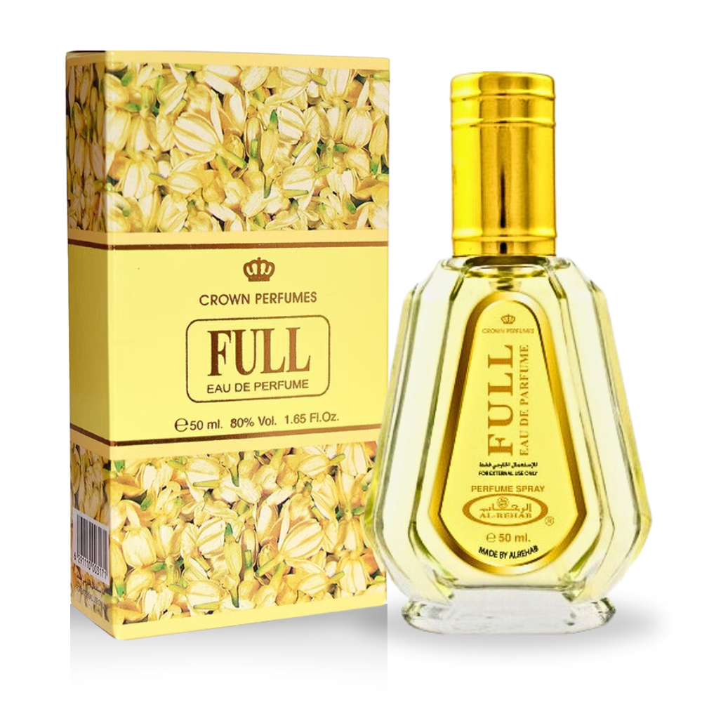 Crown Perfumes Full Eau de Perfume 50ml floral spray bottle with box