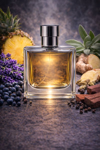 Curve for Men inspired fragrance oil with pineapple, lavender, juniper berries, ginger, sage, cardamom, mahogany, cedar, and pepper notes