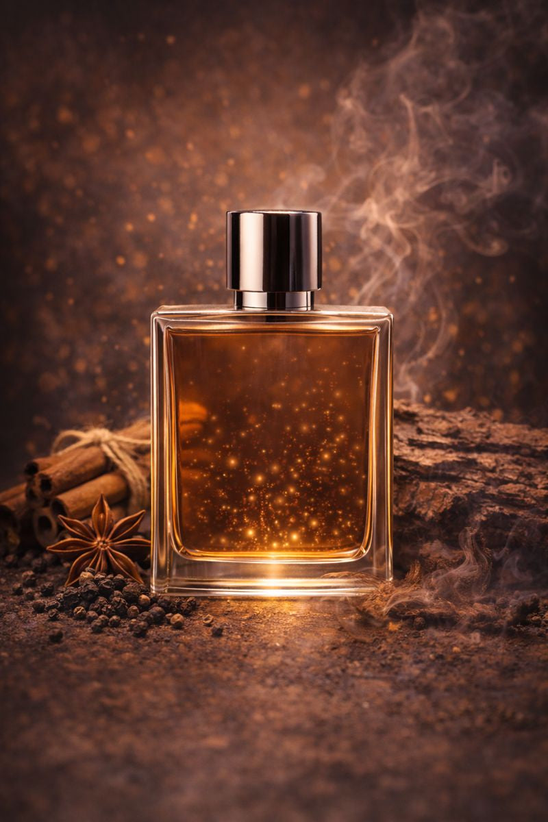 Kush inspired fragrance oil with warm spices, earthy woods, and soothing musk notes