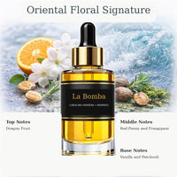 La Bomba Carolina Herrera inspired fragrance oil with Dragon Fruit, Red Peony and Frangipani, and Vanilla and Patchouli notes