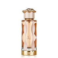 Lattafa Pride Teriaq EDP 100mL – A sophisticated unisex fragrance featuring a beautifully designed bottle and a premium gold-toned box.