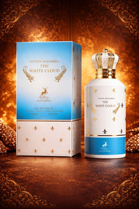 Maison Alhambra The White Cloud Eau de Parfum 100ml shown with original box and luxury white and gold bottle design.