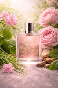 Miss Dior Rose Essence inspired fragrance oil with fresh green notes, Grasse rose, and soft woody musk