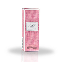 Mousuf Wardi Roll-On Perfume Oil 10ML pink packaging by Ard Al Zaafaran, highlighting its elegant and alcohol-free design for men and women.
