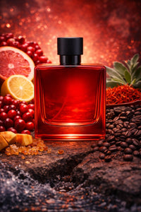 Polo Red inspired fragrance oil with cranberry, grapefruit, Italian lemon, saffron, sage, amber, coffee, and woody notes