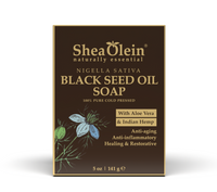 Shea Olein Nigella Sativa Black Seed Oil Soap - 100% Pure Cold Pressed with Aloe Vera & Indian Hemp.