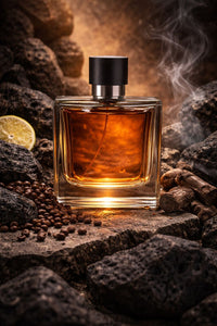 Terre d’Hermès Eau de Parfum Intense inspired fragrance oil with bergamot, black pepper, coffee, licorice, smoky mineral lava stone, and woody notes