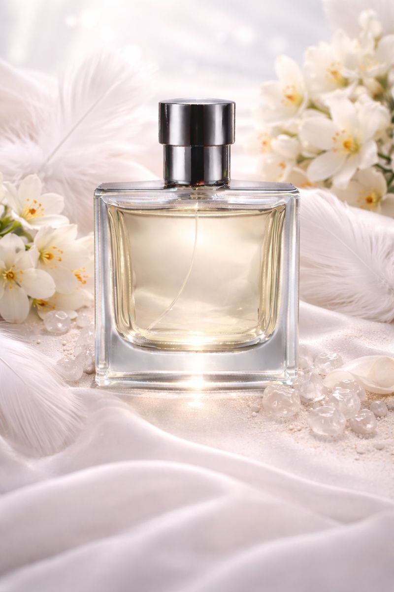 White Musk inspired fragrance oil with clean powdery musk notes and a soft skin-like finish